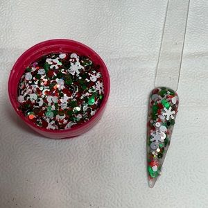 Christmas cookies acrylic powder